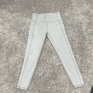 Gray leggings